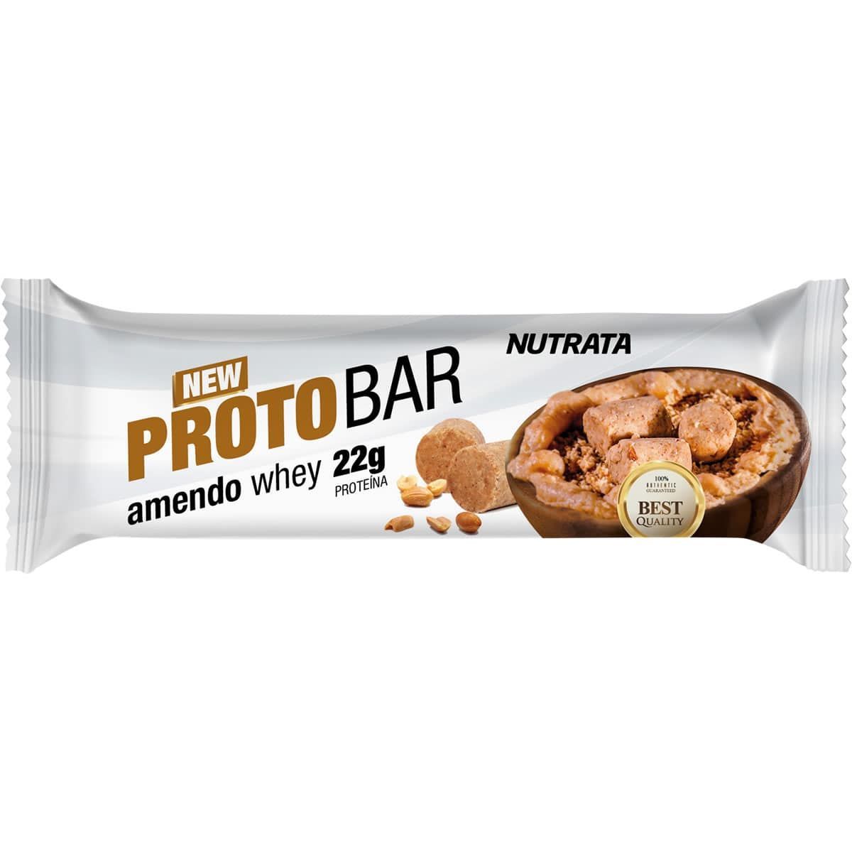 Barra Proto Bar - 1 Unidade de 70g Peanut Butter com Amendoim - Nutrata*** Data Venc. 30/06/2025