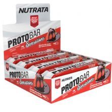 Barra Proto Bar - 8 Unidades de 70g Sensations Chocolate e Morango - Nutrata*** Data Venc. 30/07/2020