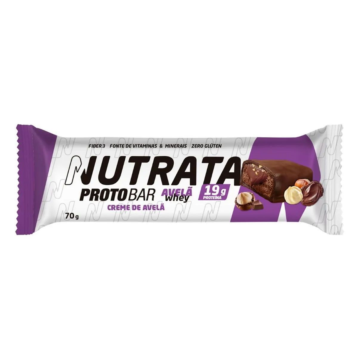 Barra Protobar Whey - 1 Unidade 70g Avel� - Nutrata*** Data Venc. 30/05/2025