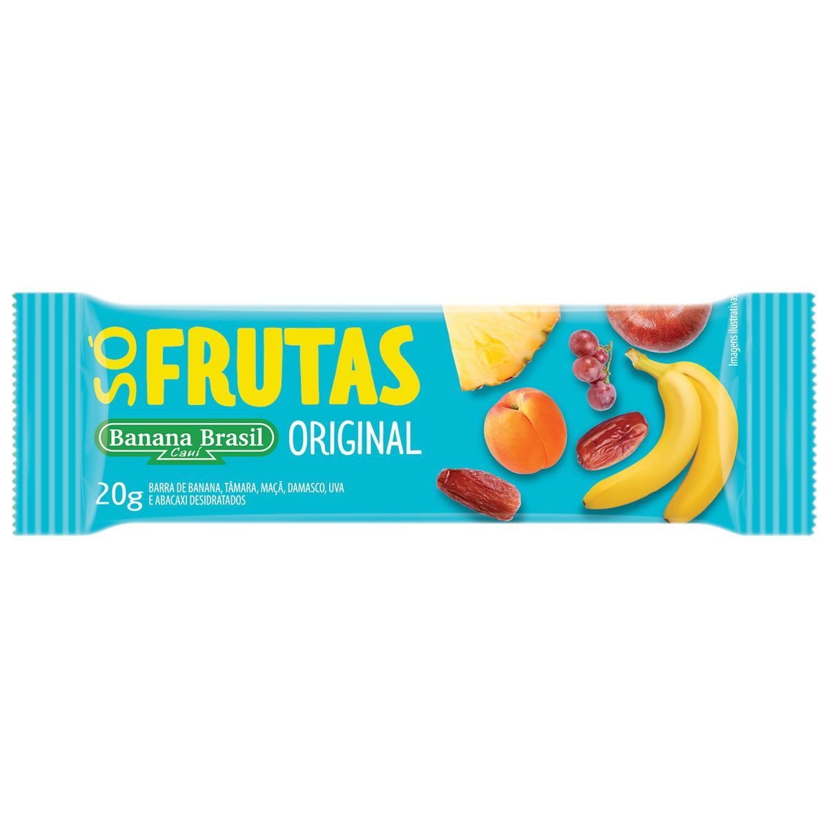 Barra S� Frutas Mais - 1 Unidade de 20g Original - Banana Brasil