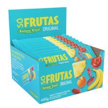 Barra S� Frutas Mais - 24 Unidades de 20g Original - Banana Brasil