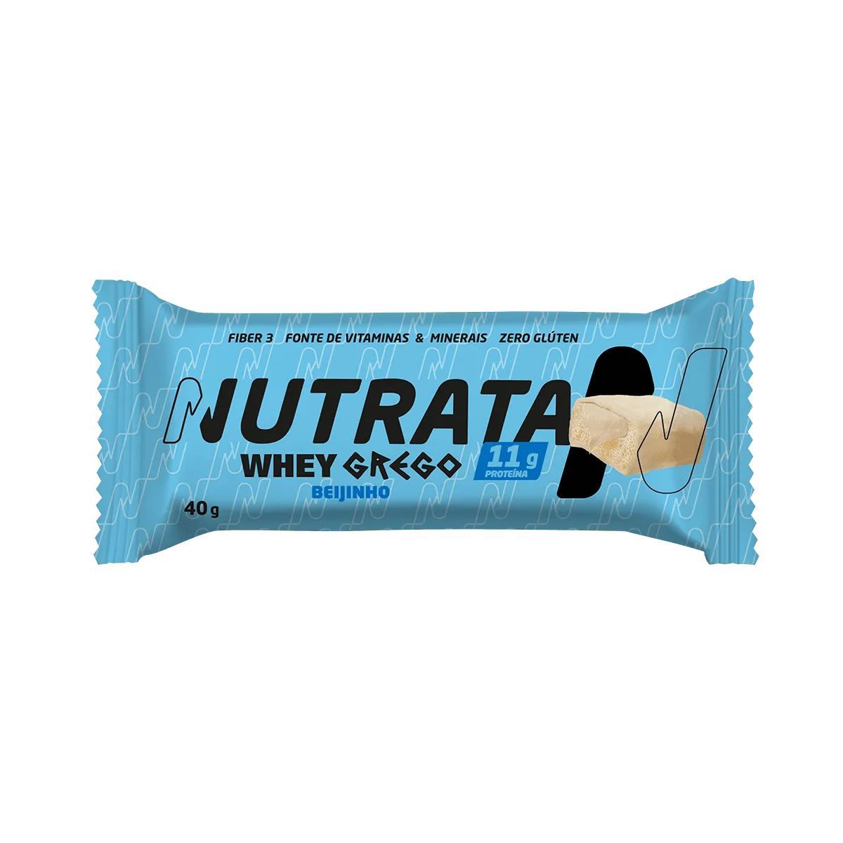 Barra Whey Grego Bar - 1 Unidade de 40g Beijinho - Nutrata
