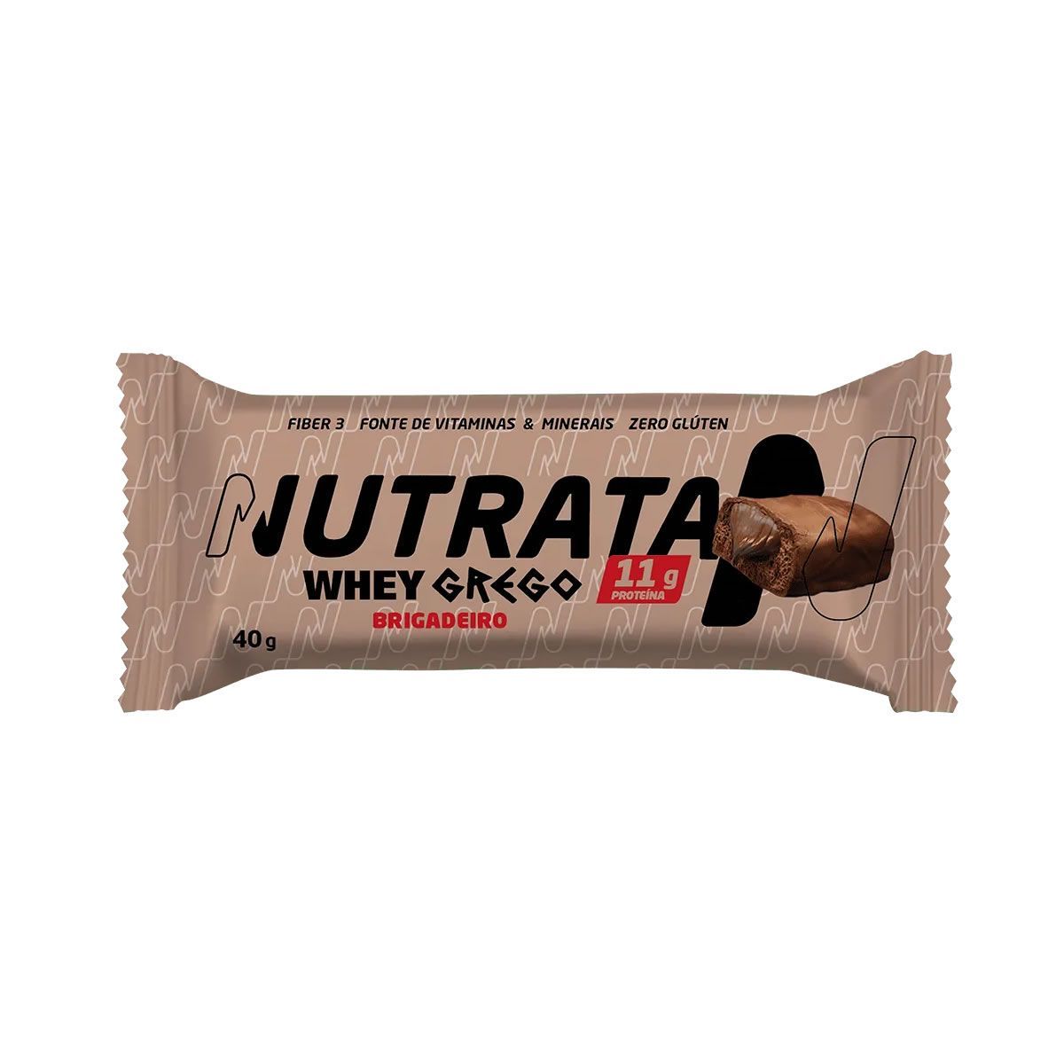 Barra Whey Grego Bar - 1 Unidade de 40g Brigadeiro - Nutrata