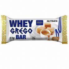 Barra Whey Grego Bar - 1 Unidade de 40g Doce de Leite - Nutrata*** Data Venc. 31/12/2020