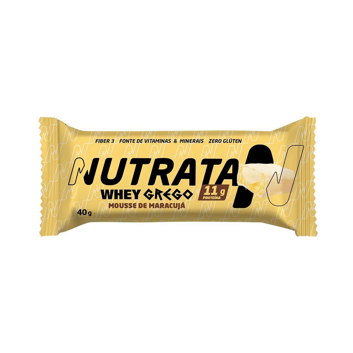 Barra Whey Grego Bar - 1 Unidade de 40g Mouse de Maracuj� - Nutrata