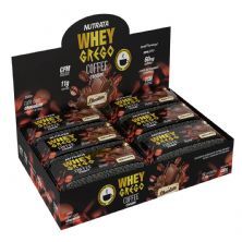 Barra Whey Grego Bar Coffee Cream - 12 Unidades 40g Caf� com Chocolate - Nutrata