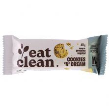 Barrinha de Proteina - 1 Barra 45g Cookies & Cream - Eat Clean*** Data Venc. 07/01/2025