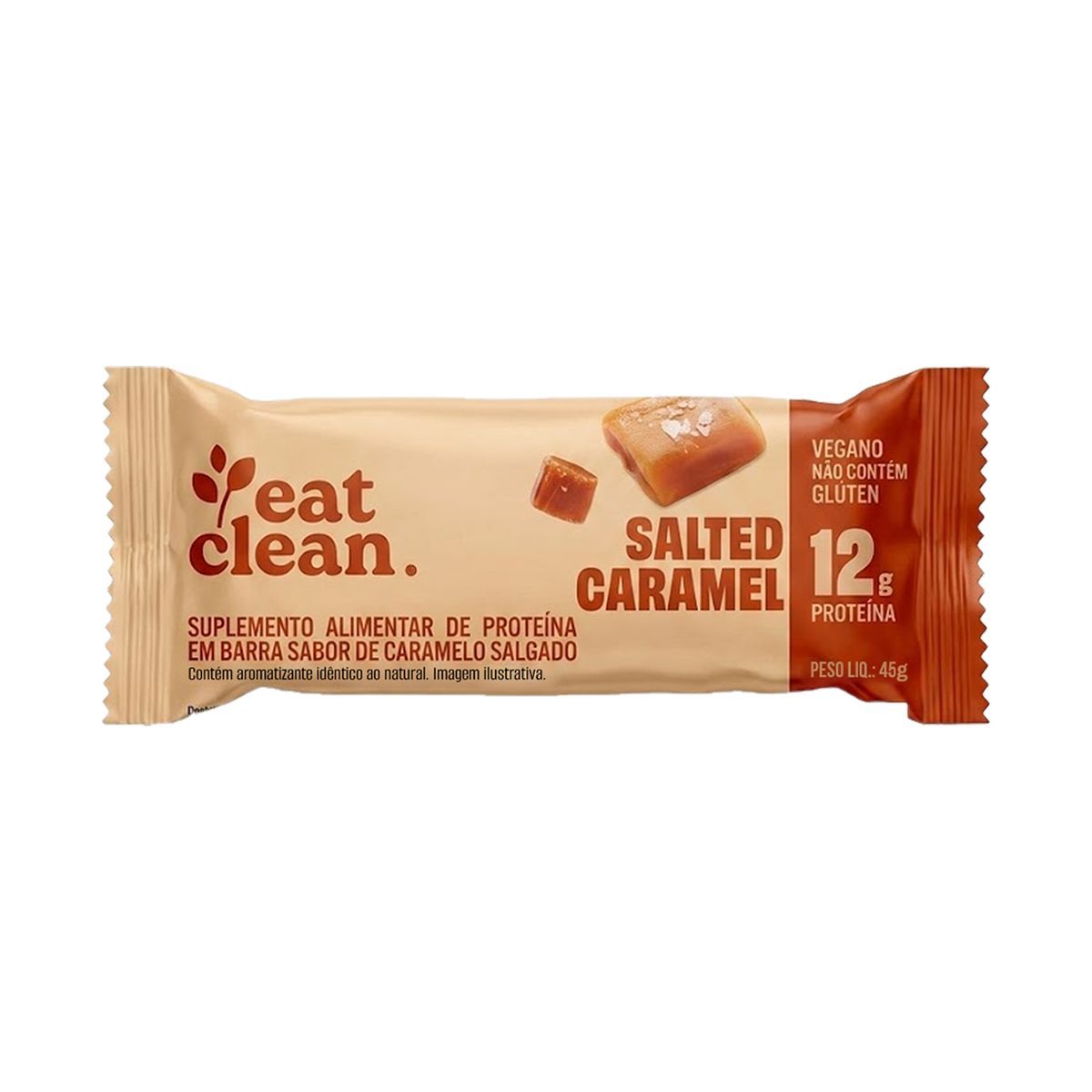 Barrinha de Proteina - 1 Barra 45g Salted Caramel - Eat Clean
