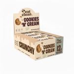 Barrinha de Proteina - 12 Barras 45g Cookies & Cream - Eat Clean
