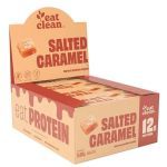 Barrinha de Proteina - 12 Barras 45g Salted Caramel - Eat Clean*** Data Venc. 15/03/2025