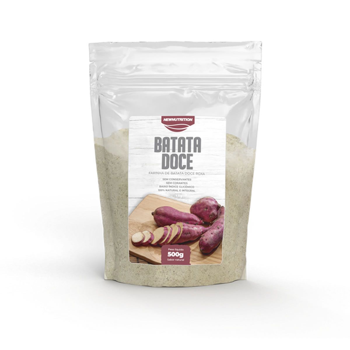 Batata Doce Natural em P� - 500g Natural - NewNutrition
