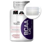 BCAA 1,2g c/ Vitamina B6 - 272 tabletes + Porta C�psulas transparente - Max Titanium