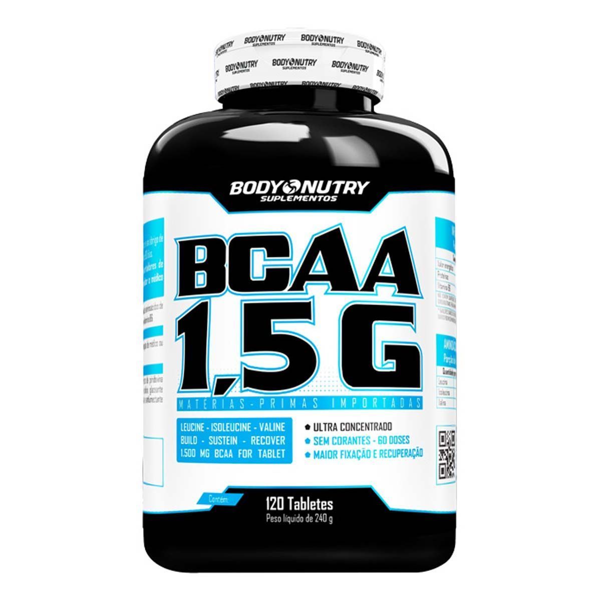 Bcaa 1,5g - 120 Tabletes - Body Nutry