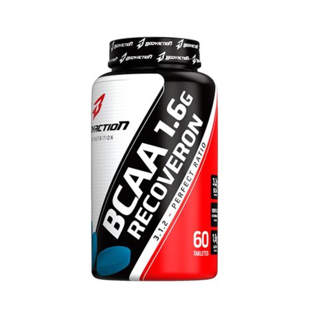 BCAA 1.6G Recoveron - 60 Tabletes - BodyAction