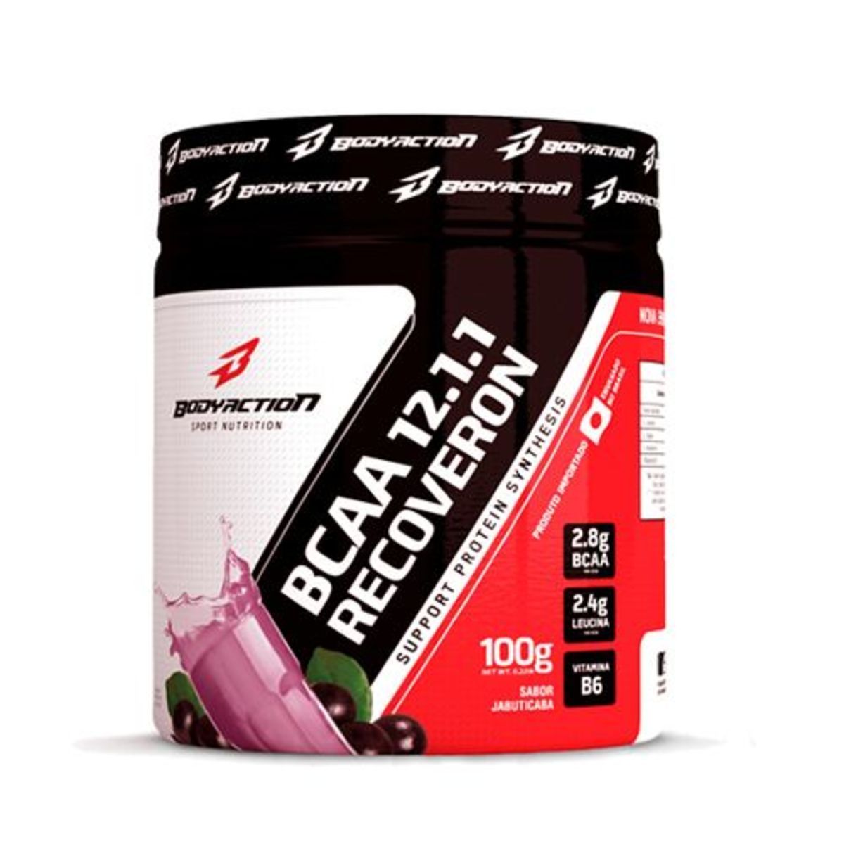BCAA 12:1:1 Recoveron - 100g Jabuticaba - BodyAction