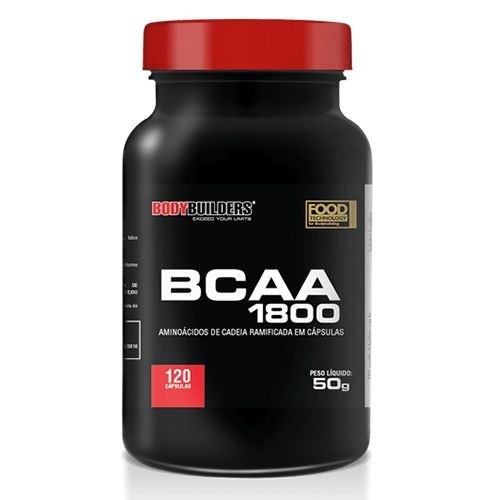 BCAA 1800 - 120 C�psulas - BodyBuilders