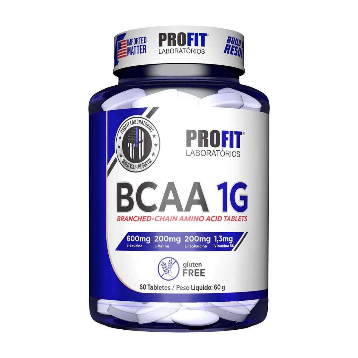 Bcaa 1g - 60 Tabletes - ProFit
