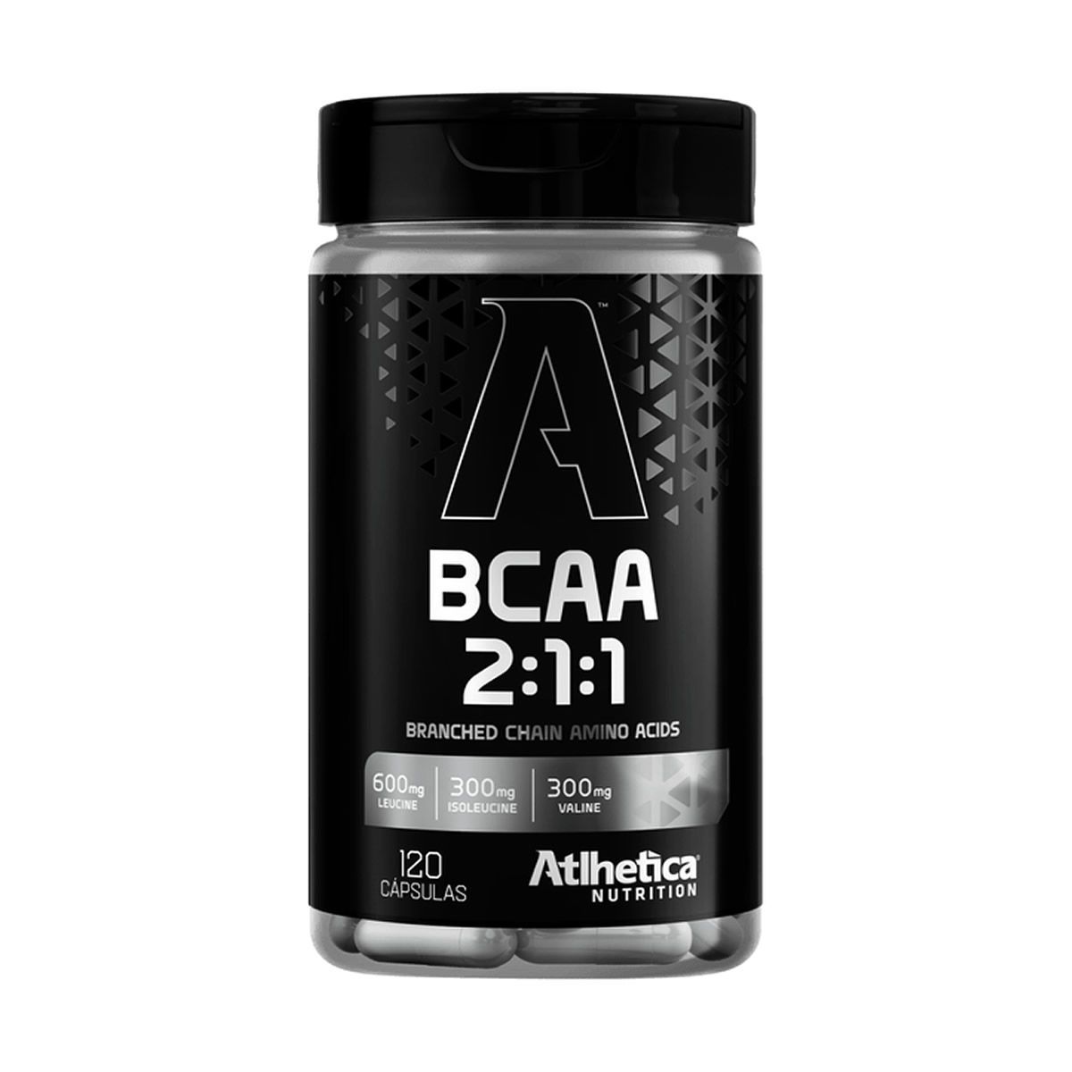Bcaa 2:1:1 - 120 C�psulas - Atlhetica Nutrition