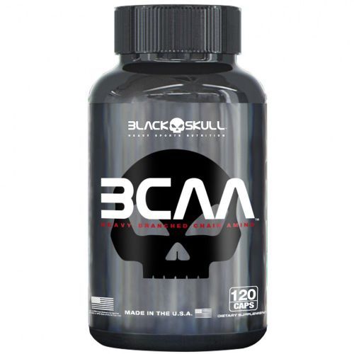 BCAA 2:1:1 - 120 C�psulas - Black Skull