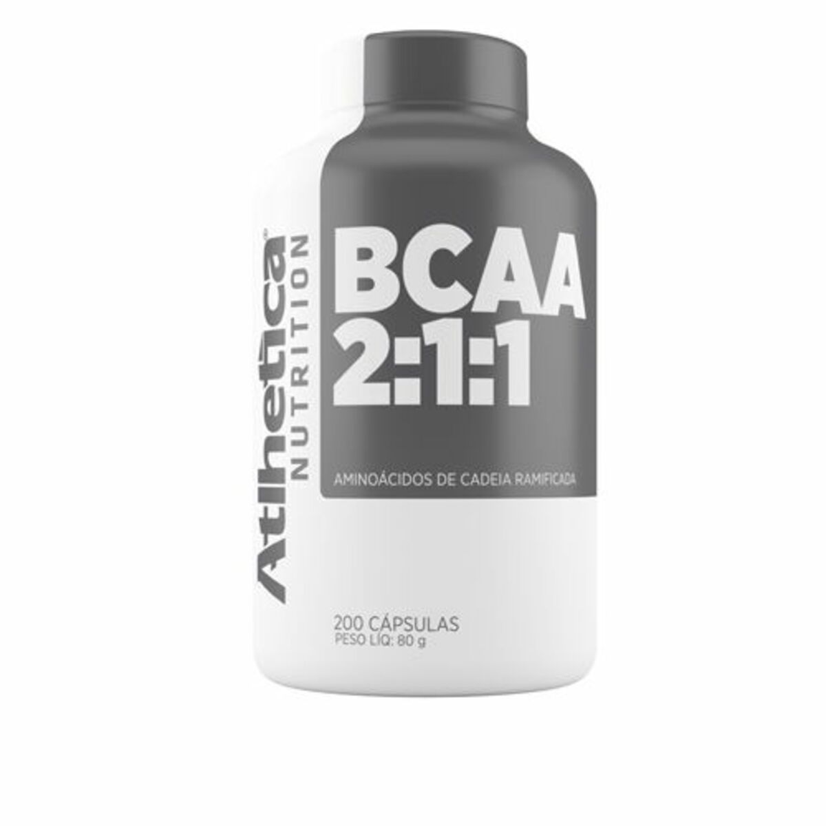 Bcaa 2:1:1 - 200 C�psulas - Atlhetica Nutrition