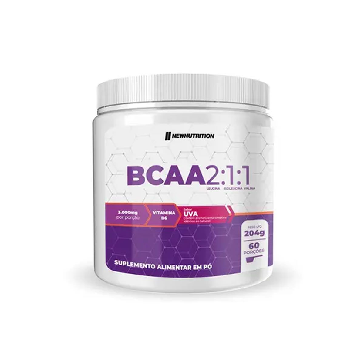 Bcaa 2:1:1 - 204g Uva - NewNutrition