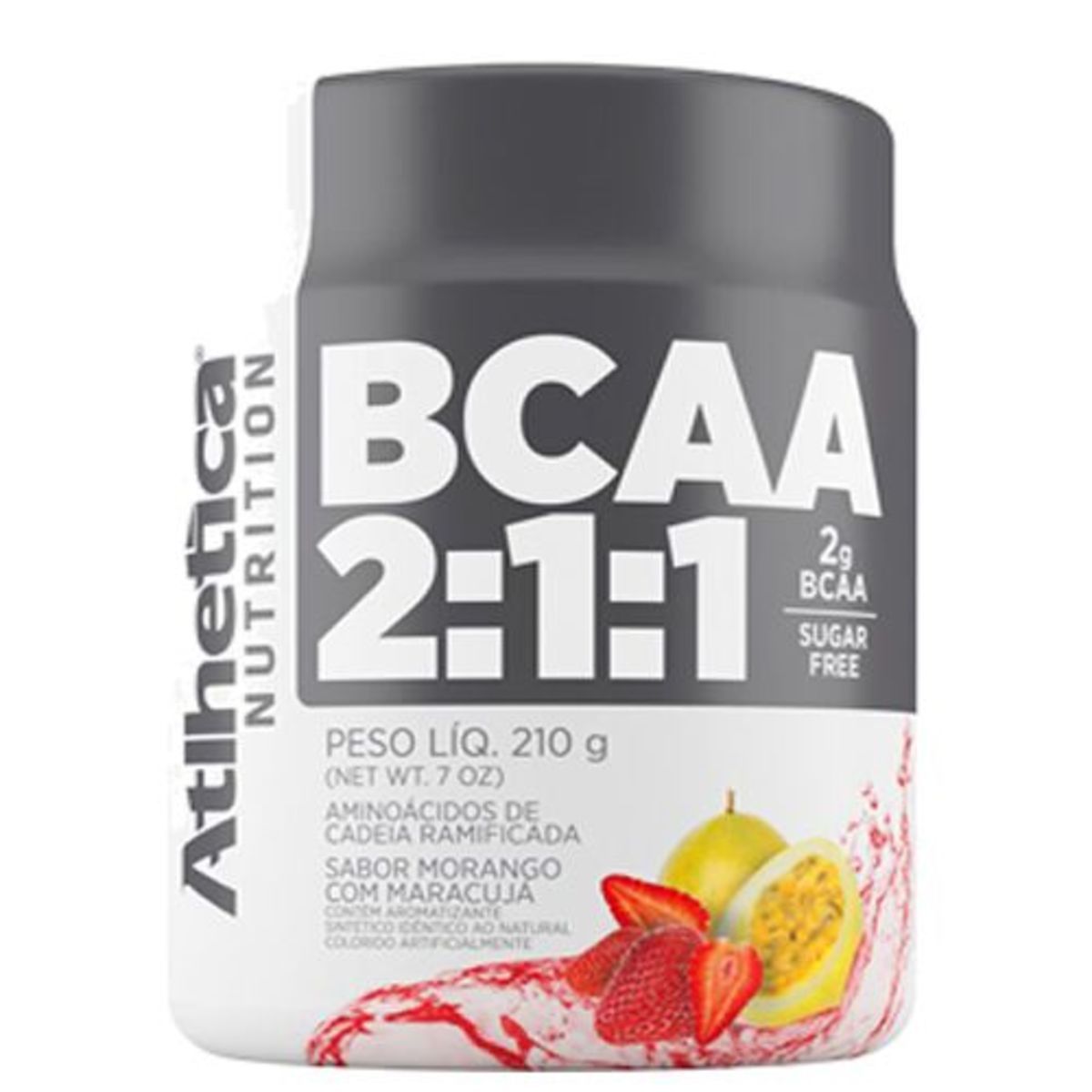 BCAA 2:1:1 - 210g Morango c/ Maracuj�- Atlhetica Nutrition*** Data Venc. 13/4/23