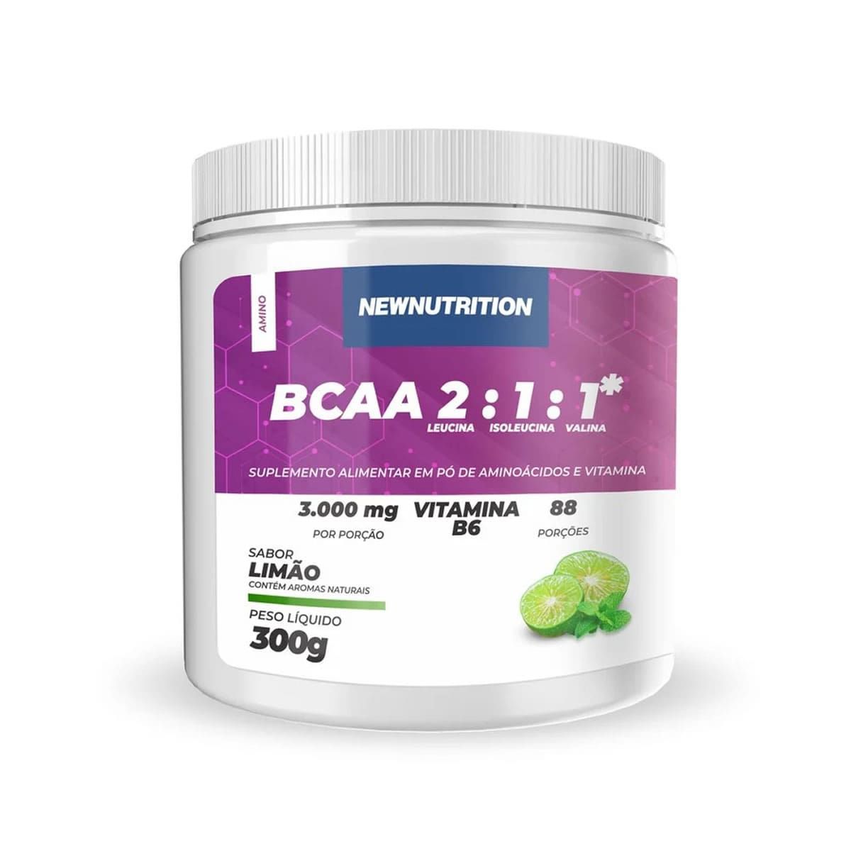 BCAA 2:1:1  - 300g Lim�o Fresh - NewNutrition