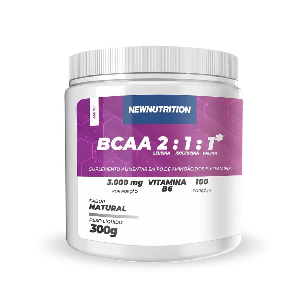 BCAA 2:1:1 - 300g Natural - NewNutrition