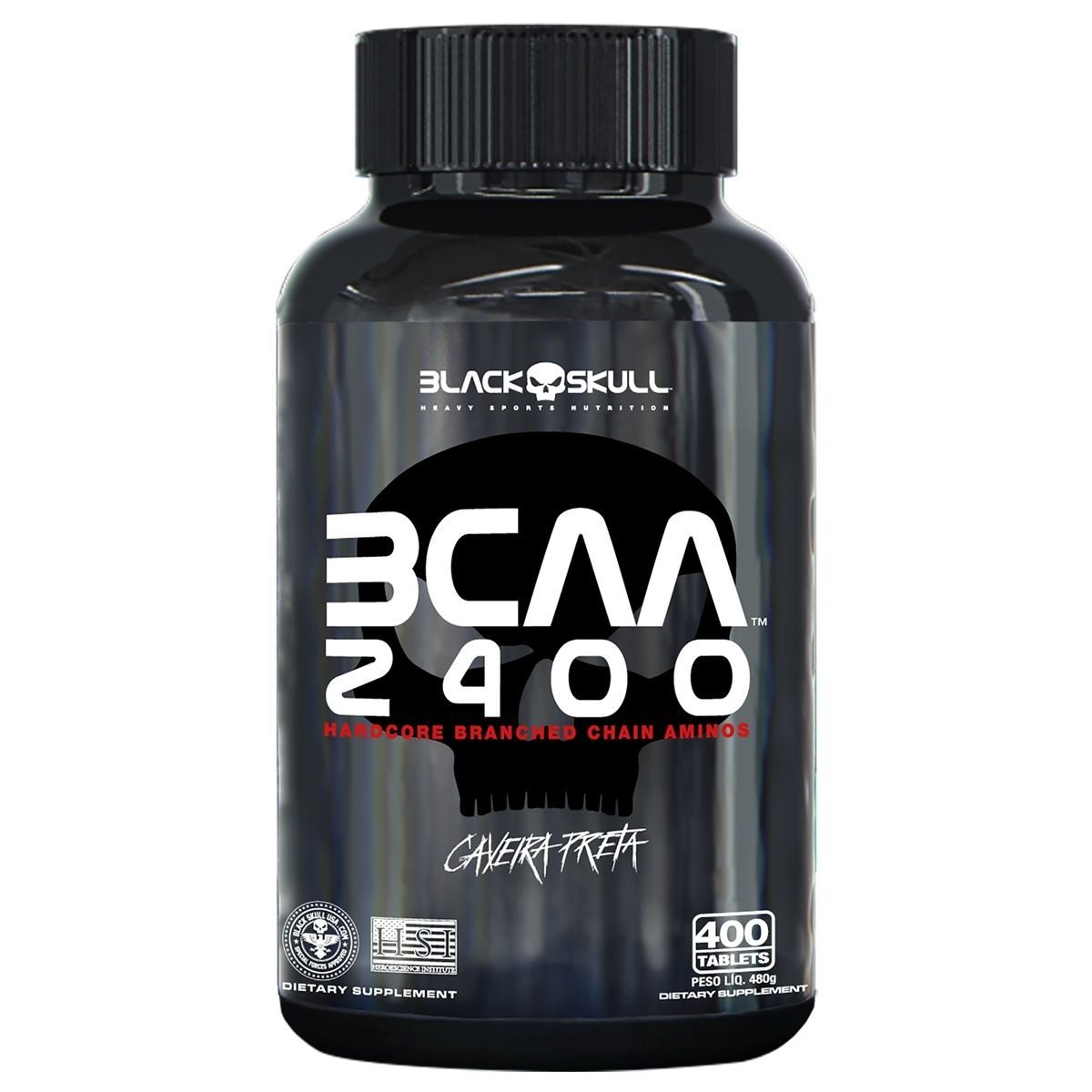 BCAA 2400 - 400 Tabletes - Black Skull