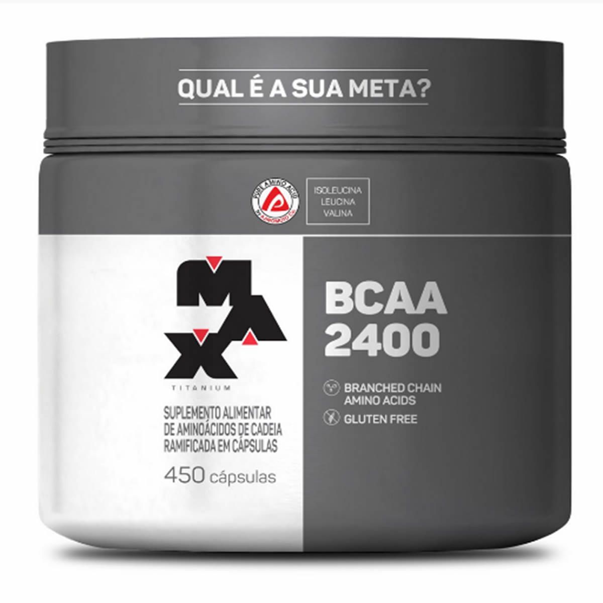 BCAA 2400 - 450 C�psulas - Max Titanium