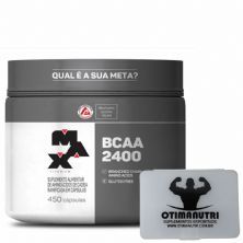 BCAA 2400 - 450 c�psulas + Porta C�psulas transparente - Max Titanium