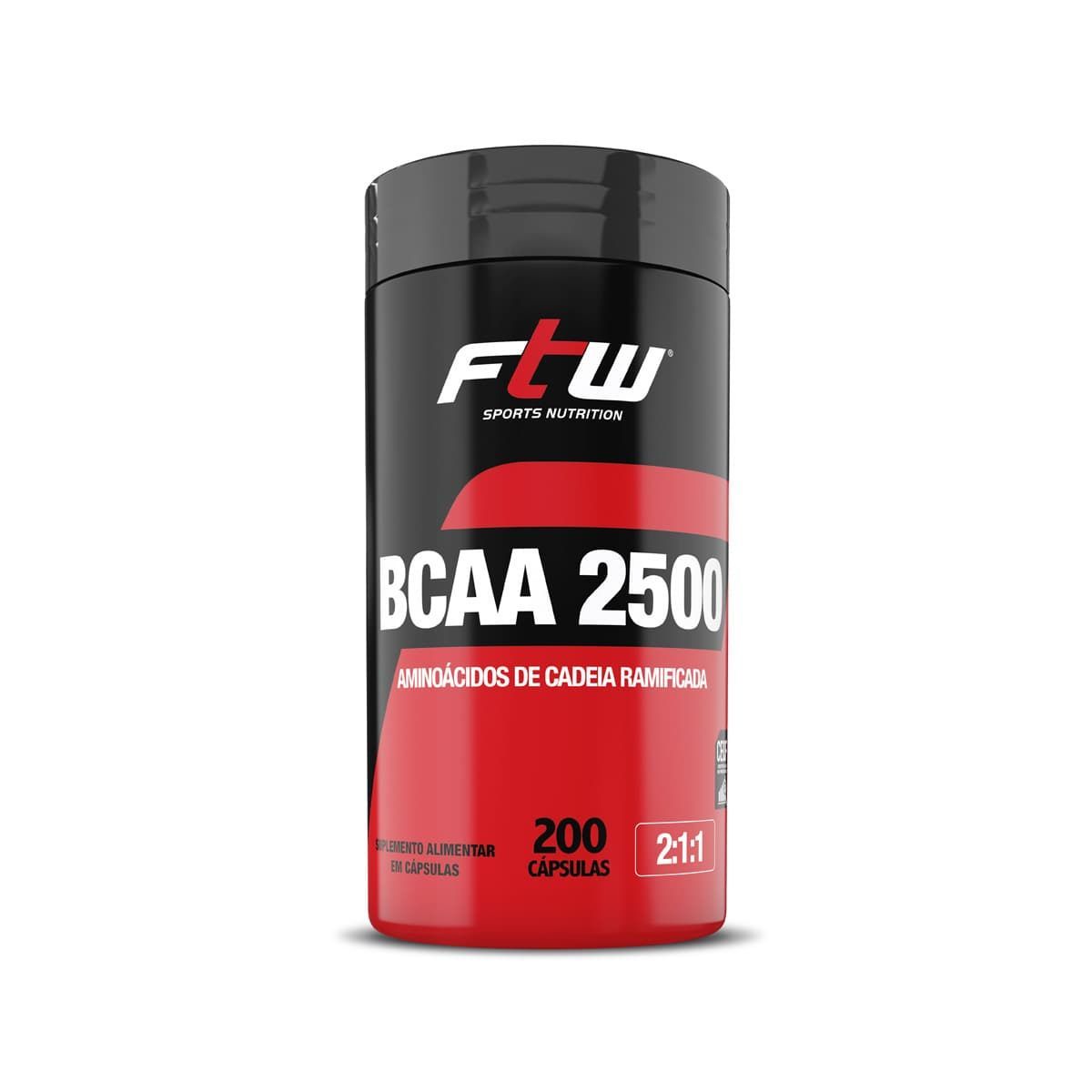 Bcaa 2500 2:1:1 - 200 C�psulas - FTW*** Data Venc. 30/01/2025