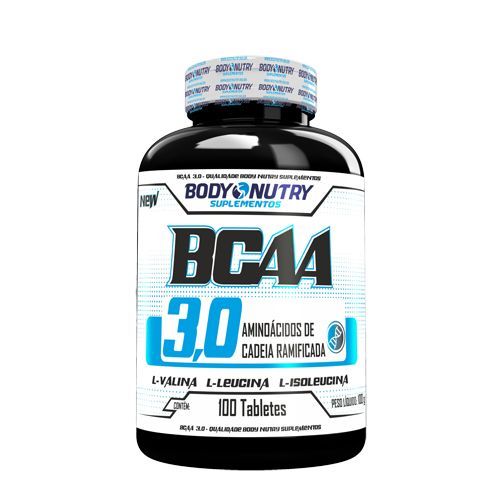 BCAA 3,0 - 100 Tabletes - Body Nutry