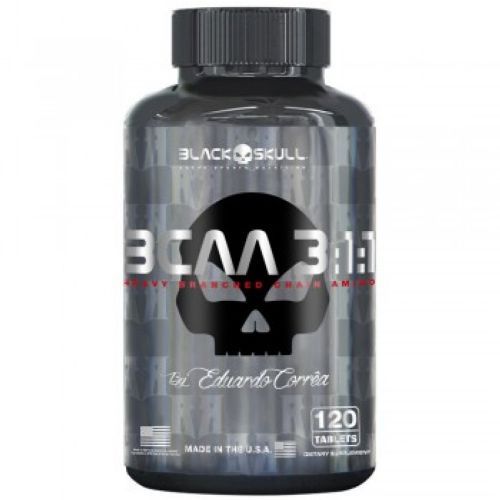 BCAA 3:1:1 - 120 Tabletes - Black Skull