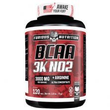 BCAA 3K NO2 - 120 C�psulas - Furious Nutrition