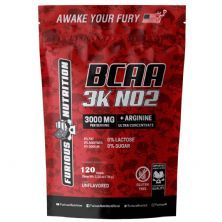BCAA 3K NO2 Refil - 120 C�psulas - Furious Nutrition