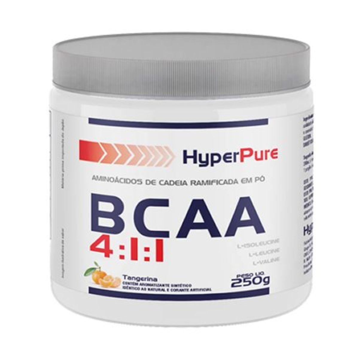 BCAA 4:1:1 - 250g Tangerina - HyperPure*** Data Venc. 03/04/2021