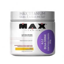 BCAA 4:1:1 - 280g Drink Laranja - Max Titanium*** Data Venc. 02/05/2020
