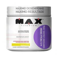 BCAA 4:1:1 - 280g Drink Maracuj� - Max Titanium*** Data Venc. 02/05/2020
