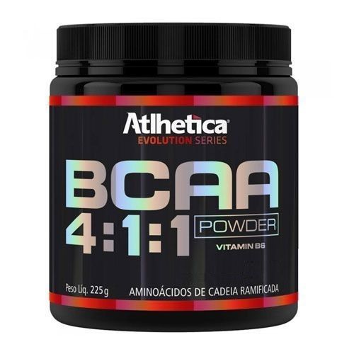 BCAA Evolution Series 4:1:1 Powder - 225g Sem Sabor - Atlhetica Nutrition