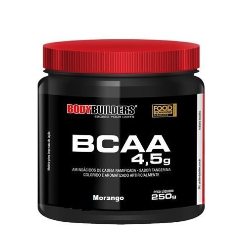 BCAA 4.5 Powder - 250g Morango - BodyBuilders