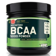 BCAA 5000 Powder - Fruit Punch 380g - Optimum Nutrition*** Data Venc. 30/10/2022