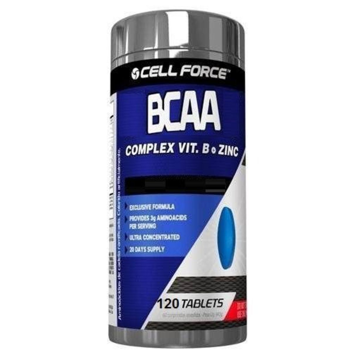BCAA 6:1:1 - 120 Tablets - Cell Force