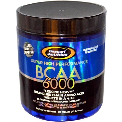 BCAA 6000 - 180 Tabletes - Gaspari Nutrition
