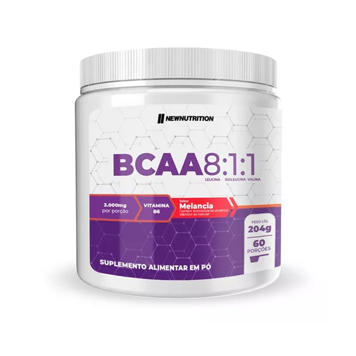 Bcaa 8:1:1 - 204g Melancia - NewNutrition