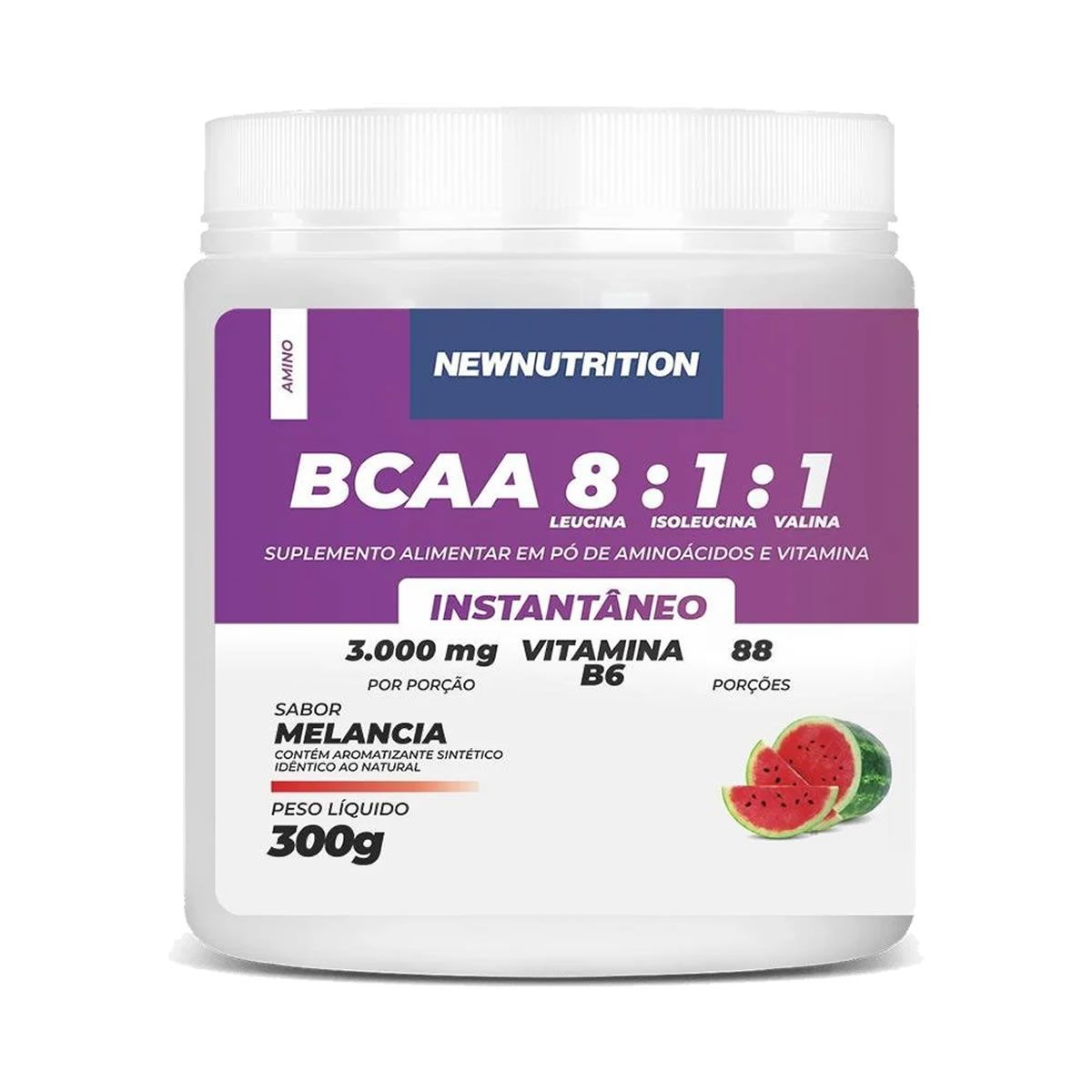 BCAA 8:1:1 - 300g Melancia - NewNutrition*** Data Venc. 30/01/2022