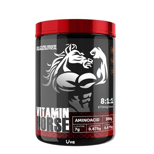 BCAA Aminoacid 8:1:1 - 300g Uva - Vitamin Horse