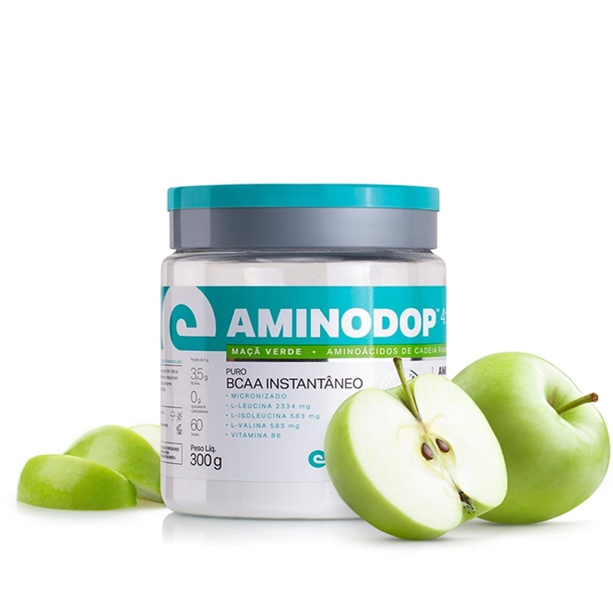 Bcaa Aminodop 4:1:1 - 300g Ma�� Verde - ElementoPuro