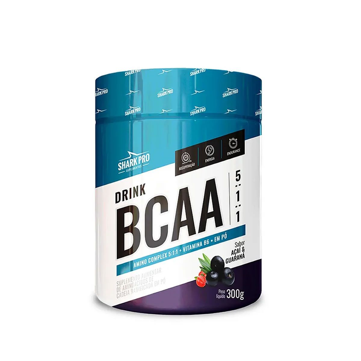 Bcaa Drink 5:1:1 - 300g A�ai & Guaran� - Shark Pro