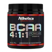 BCAA Evolution Series 4:1:1 Powder - 225g Sem Sabor - Atlhetica Nutrition
